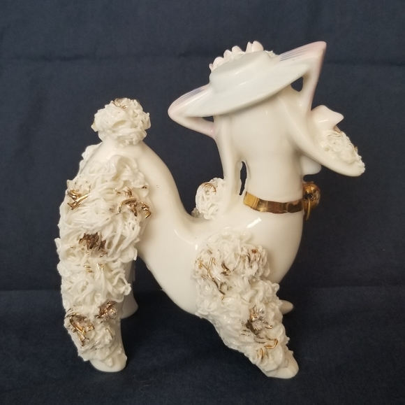 Vintage Porcelain Poodle Dog Figurine - Picture 2 of 7